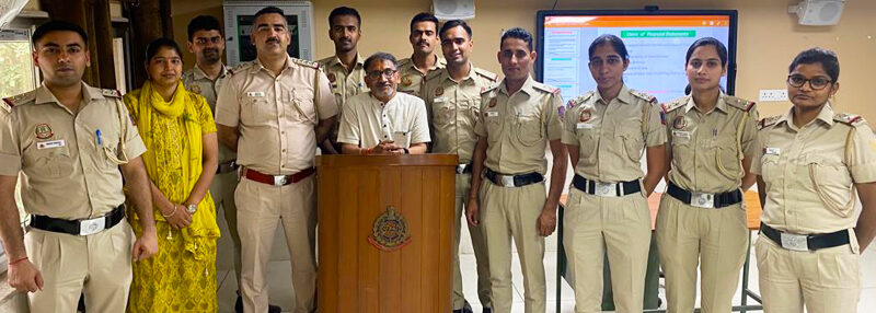 A great interactive session with Delhi Police Personnel on cheating and fraud