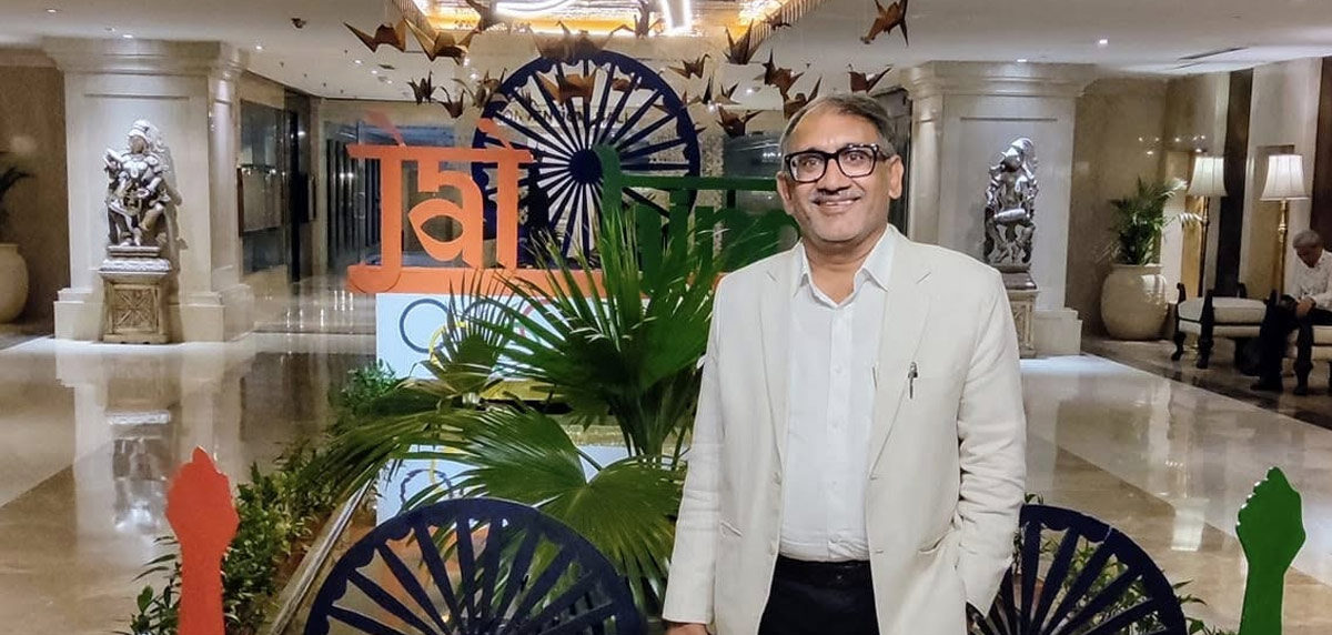 At Invest India office, Ashoka Hotel