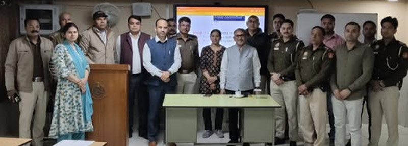 At Delhi Police Academy to take a session on Fraud