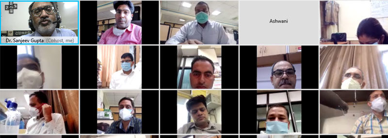 Interact with investigating officers of EOW, Delhi Police on banking frauds and analysis of balance sheet.