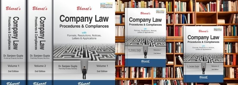 Second edition of my book titled “Company Law -Procedures and Compliances” is released