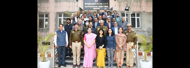 A get together followed by delicious lunch with  faculty members and senior officers of Delhi Police at Delhi Police Academy.