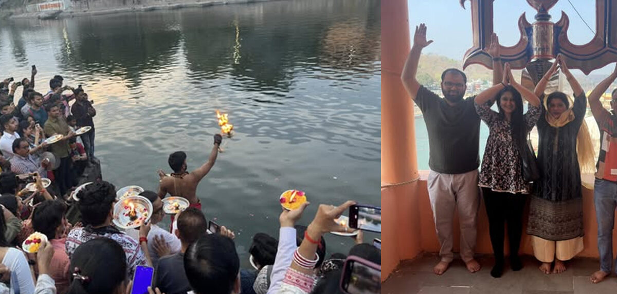 Taking blessings of Mahakaal at Ujjain