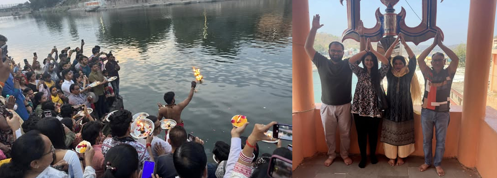 Taking blessings of Mahakaal at Ujjain