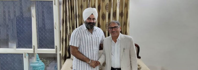 Meeting my friend Advocate Mandeep Singh Khillan