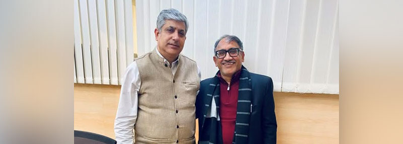 Met Mr. Upendra Bhatt