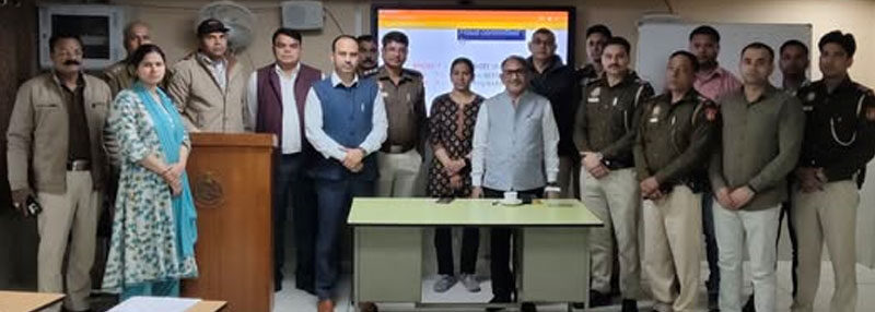 At Delhi Police Academy to take a session on Fraud