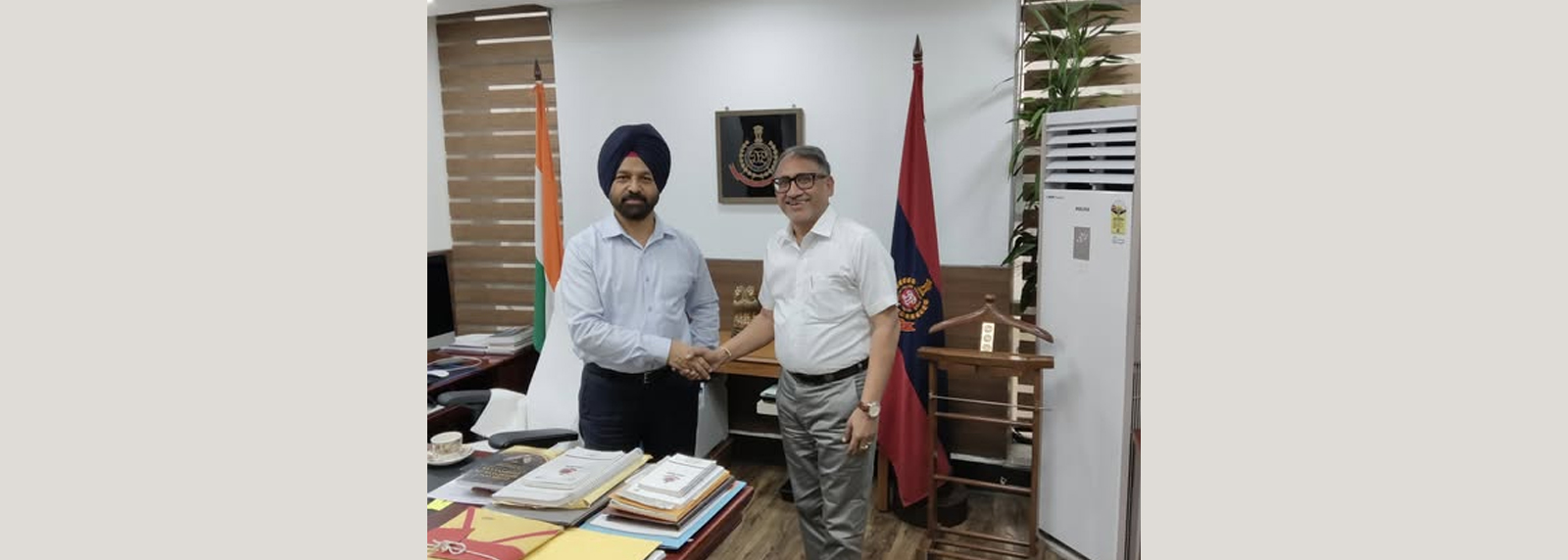 Meeting with Shri Jaspal Singh Ji, IPS, Special Commissioner of Police