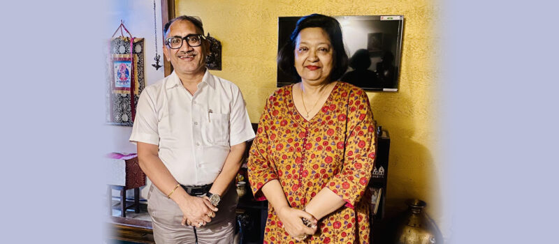 Meeting with Former Doordarshan Anchor Sadhna Shrivastav