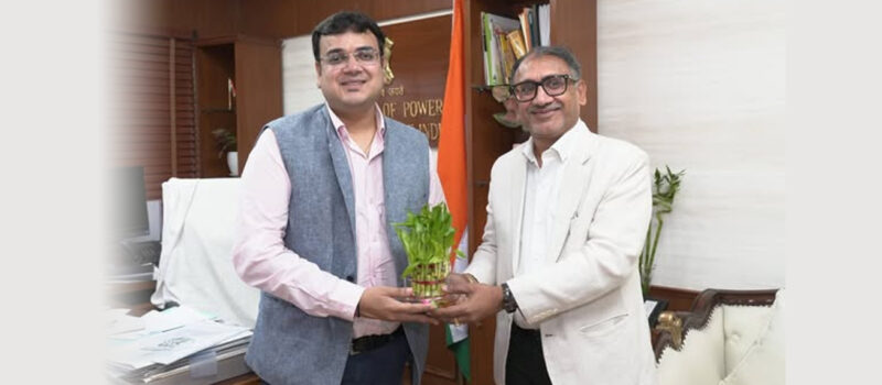 Meeting with additional private secretary to Minister of State for Power and Energy