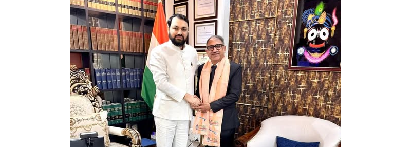 Meeting with Dr. Karan Garg, former Judicial officer, Secretary General of South Asian Chamber of Commerce