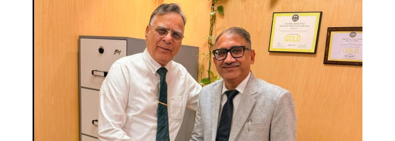 Meeting with Sh. V K Charoria, WTD of Hindustan Times