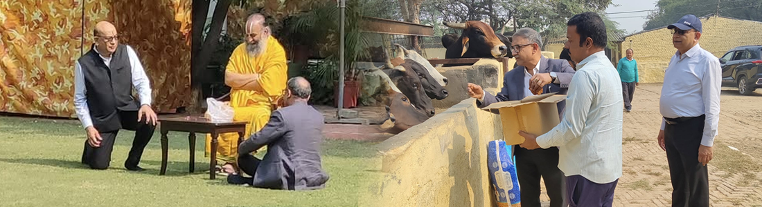 Visited Sidhdata Ashram to seek blessings from Guru Ji