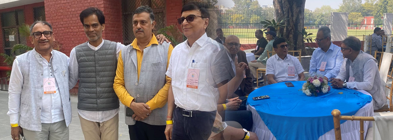 At Hansraj College Alumni Meet