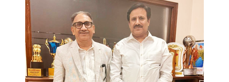 Meeting with Principal, Shivaji College, Delhi University and pics with winning students at various debates at all India levels. Proud moments for college.