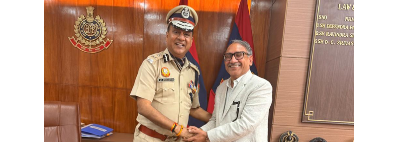 Meeting with Shri Devesh Chandra Srivastva, IPS, Special Commisionor of Police Delhi