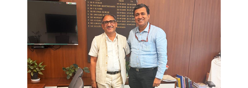 Meeting with Shri Sachin Jain, IRS, Joint Secretary (Tax Research Unit), Ministry of Finance Delhi