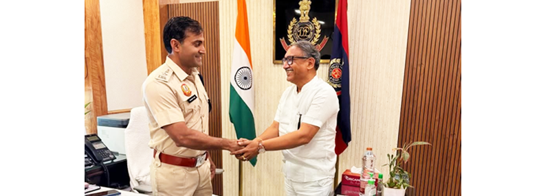 Meeting with Shri Sikander Singh, IPS , Addl DCP , NorthWest District, Ashok Vihar, Delhi.
